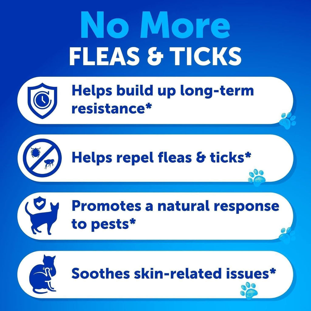 Flea & Tick Chews for Cats & Kittens 135 Count Daily Oral Skin & Coat