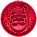 Santa Christmas eBowl Deep Slow Feeder Dog Bowl for Enrichment | USA Made