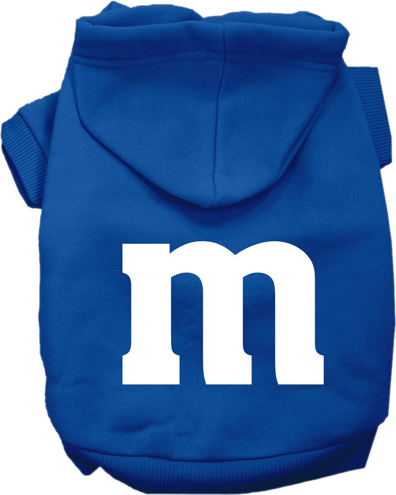 Halloween Costume Pet Hoodie "The M Costume"
