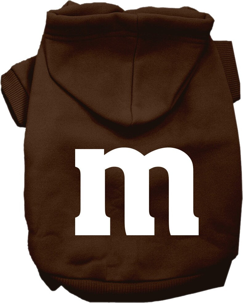 Halloween Costume Pet Hoodie "The M Costume"